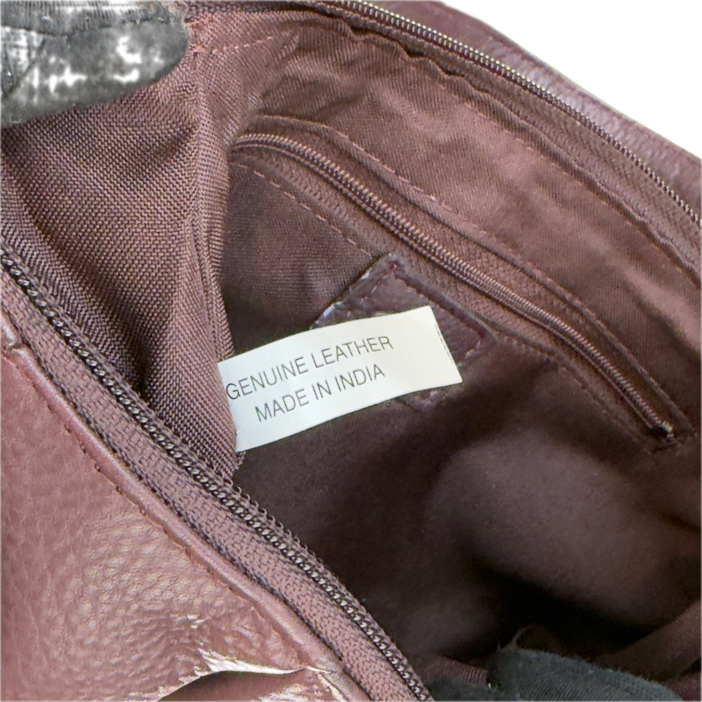 Vintage Clarks Burgundy Leather Baguette Bag