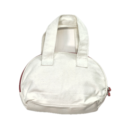 Vintage Deadstock England Embroidered Canvas Mini Bag