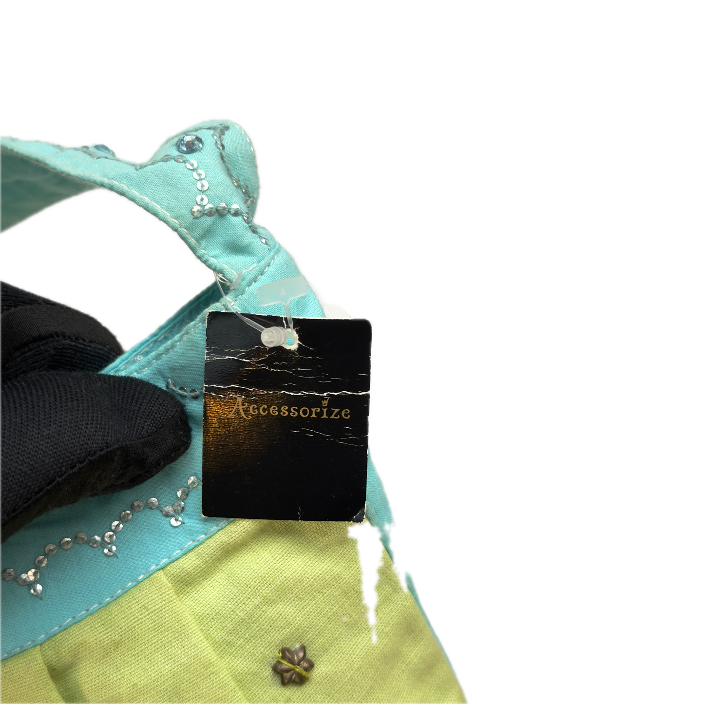 Vintage Accessorize Embroidered Cotton Shoulder Bag
