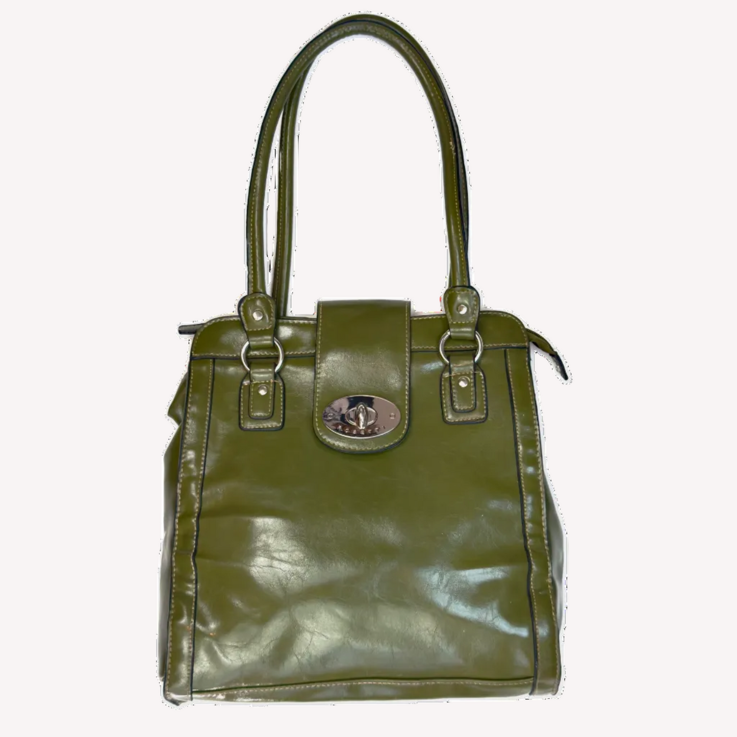 Vintage Rosetti Olive Green Shoulder Bag