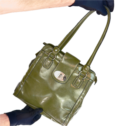 Vintage Rosetti Olive Green Shoulder Bag