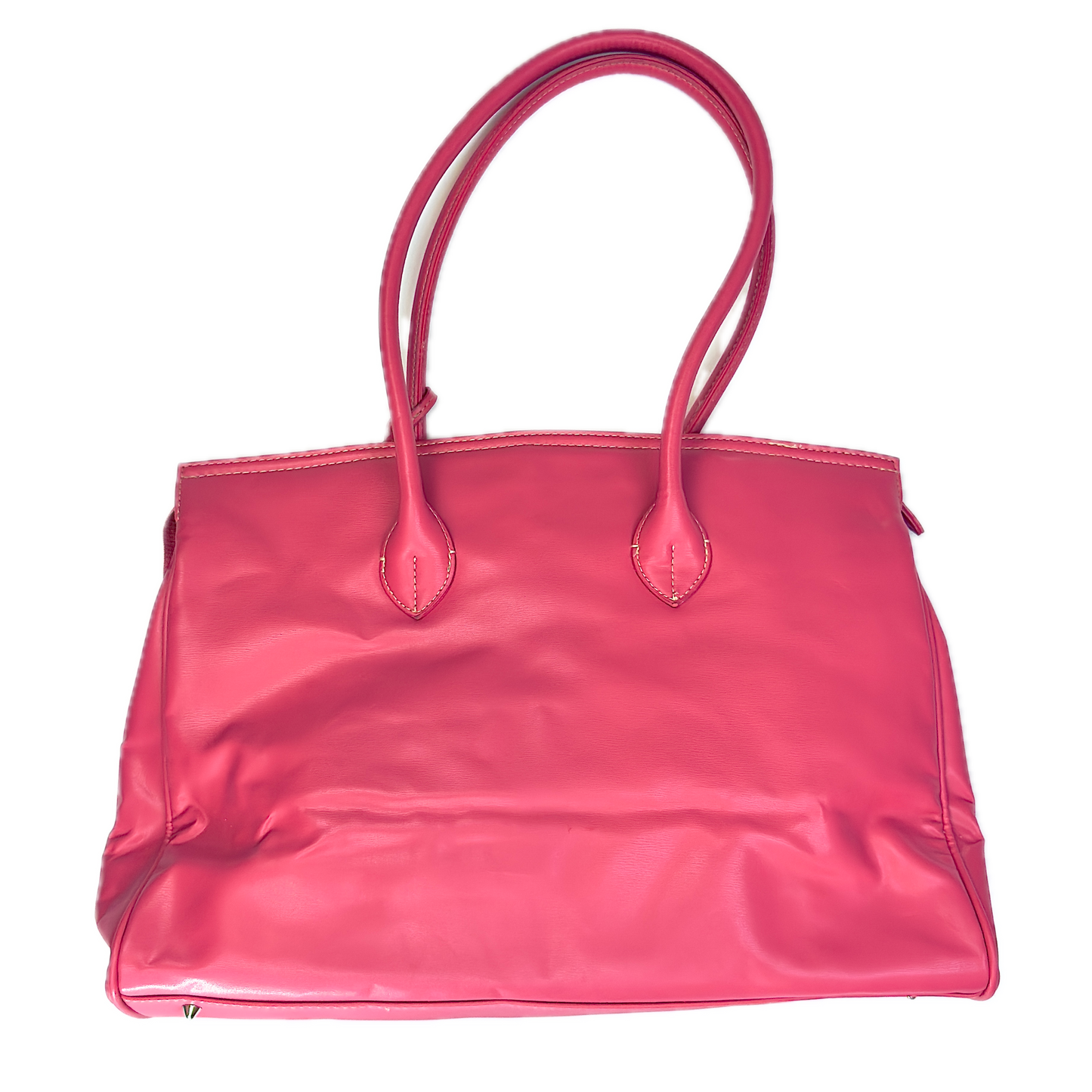 Vintage NEXT Pink Faux Leather 'Firkin' Shoulder Bag