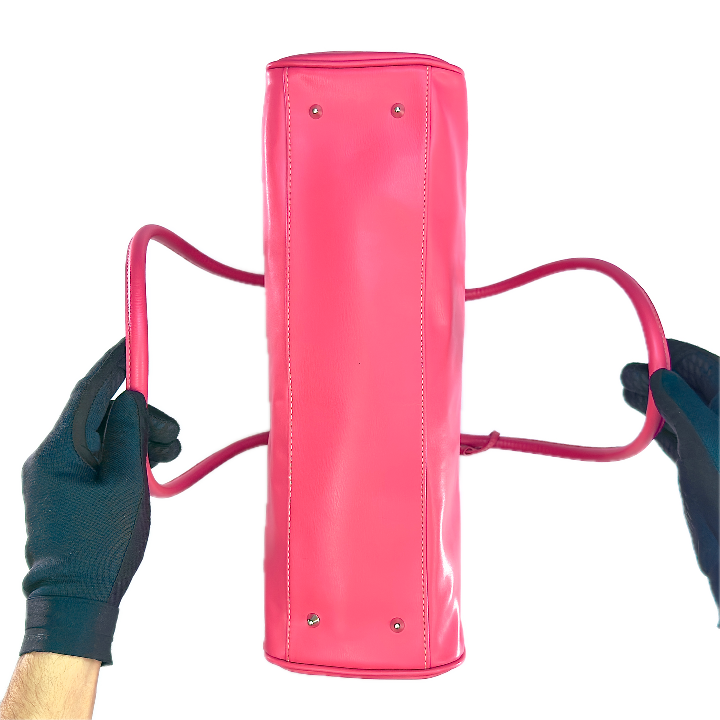 Vintage NEXT Pink Faux Leather 'Firkin' Shoulder Bag
