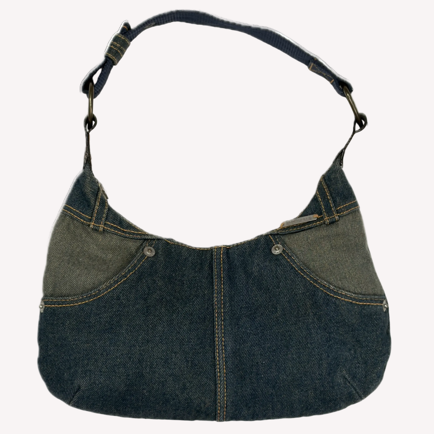 Vintage Ted Baker Denim Hobo Shoulder Bag